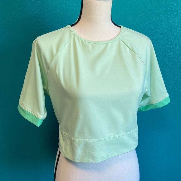 Fabletics Avah Color Block Athletic Crop Top Women's XXL - Picture 7 of 8